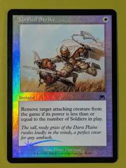 FOIL Unified Strike x1 Onslaught 1x Magic the Gathering MTG - Image 1