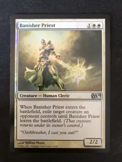 FOIL Banisher Priest x1 Magic 2014 Core Set M14 1x Magic the Gathering MTG - Image 1