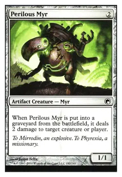 Perilous Myr Scars of Mirrodin MTG - NM+ Mythic Relics - Image 1