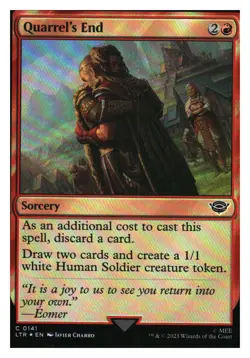Quarrel's End (foil) Lord of the Rings MTG - NM+ Mythic Relics - Image 1