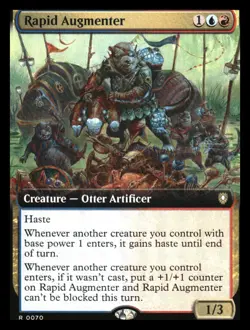 Rapid Augmenter (borderless) Bloomburrow NM+ *Mythic Relics* - Image 1