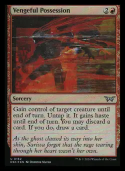 Vengeful Possession (foil) Duskmourn Mythic Relics - Image 1