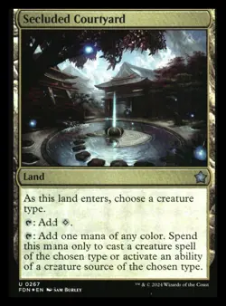 Secluded Courtyard (foil) Foundations - Image 1