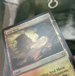 1x Arid Mesa FOIL, Zendikar, MTG, Moderately played - Image 5