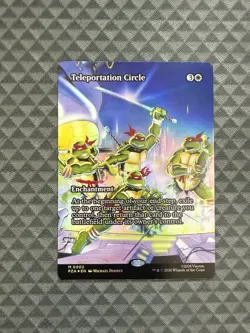 MTG Teleportation Circle #0002 Foil Borderless M TMNT Source Material (PZA) - Image 1
