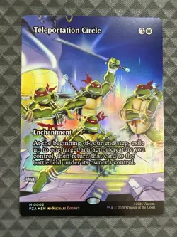 MTG Teleportation Circle #0002 Foil Borderless M TMNT Source Material (PZA) - Image 2