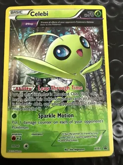 Pokemon TCG Celebi Holo XY93 Black Star Promo LP/MP - Image 1
