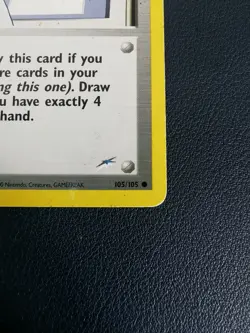 Pokemon Card Trainer Mail From Bill 105/105 Neo Destiny Common WOTC - Image 5