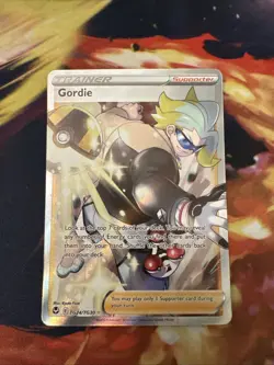 Pokemon Gordie TG24/TG30 SIT Silver Tempest Trainer Gallery NM - Image 1