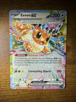 Pokemon TCG Prismatic Evolutions Eevee EX Card 075/131 - Image 1