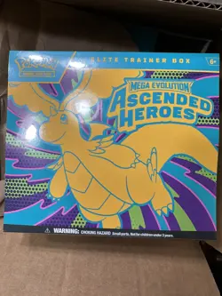 Pokemon Mega Evolution Ascended Heroes Sealed ETB Elite Trainer Box - Image 1