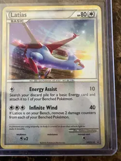 Latias HGSS10 Cosmos Holo Pokemon Black Star Promo LP - Image 1
