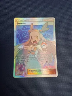 Pokemon Card Jasmine 177/181 Full Art Ultra Rare Sun & Moon Team Up Trainer NM - Image 1