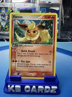 Pokemon Flareon 70 HP POP Series 3 2/17 Nintendo 2006 Regular Fire Stage 1 - Image 1