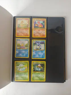 350 WOTC Pokemon CARD LOT in WHITE BCW Folio Binder Vintage Wizards of the Coast - Image 2