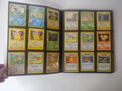 350 WOTC Pokemon CARD LOT in WHITE BCW Folio Binder Vintage Wizards of the Coast - Image 3