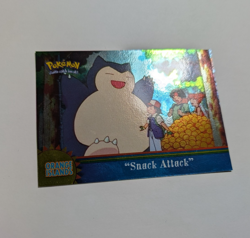 2000 Topps Pokemon TV Animation Card OR11 Snack Attack Foil Orange Islands - Image 2