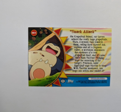 2000 Topps Pokemon TV Animation Card OR11 Snack Attack Foil Orange Islands - Image 3