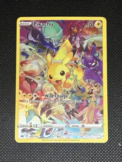 Pikachu (Secret) Pokemon 160/159 Crown Zenith Holo - Image 1