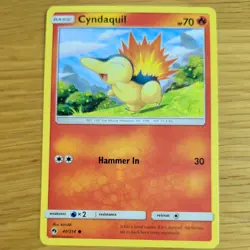 CYNDAQUIL 40/214 POKEMON CARD (LOST THUNDER SET) - Image 2