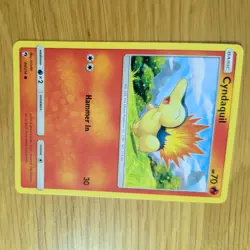 CYNDAQUIL 40/214 POKEMON CARD (LOST THUNDER SET) - Image 3