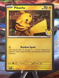Pokemon Day 30th Anniversary - Pikachu 051 /162 Stamped 2026 Promo NM/M - FFS FS - Image 3