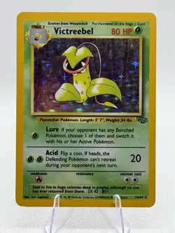 Victreebel 14/64 - Unlimited Holo Rare - Jungle Pokemon TCG WOTC Vintage 1999 - Image 1