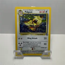 Pokemon Pidgeot Jungle 08/64 Holo Rare 80HP Unlimited 1999 Card English - Image 1