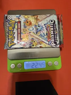 HEAVY! GOD PACKUUU 22.49g Prismatic Evolutions Pokemon TCG Booster (SEALED) - Image 1