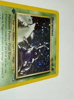 Pokemon TCG Heracross Neo Genesis 1st Edition Holo Rare Card 6/111 - Image 2