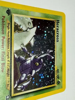 Pokemon TCG Heracross Neo Genesis 1st Edition Holo Rare Card 6/111 - Image 4