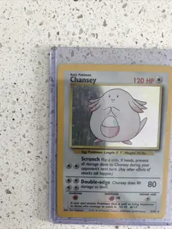 Pokemon TCG Chansey Base Set 3/102 Holo Unlimited Holo Rare -HP - Image 3