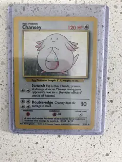 Pokemon TCG Chansey Base Set 3/102 Holo Unlimited Holo Rare -HP - Image 4