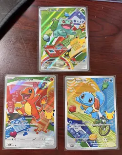 Pokemon first Partner Set gen1 Cards Lot (3) 2026 - Image 1