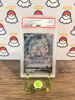 Zacian V GG48 Full Art Pokemon Crown Zenith - PSA 10 GEM MT - Image 1