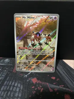 Mr. Mime 179/165 Scarlet & Violet 151 NM Pokemon Card. - Image 1