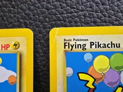 LOT OF 2 HP/DMG Cards - Flying Pikachu Promo 25 Pokemon TCG WOTC Black Star 2001 - Image 3