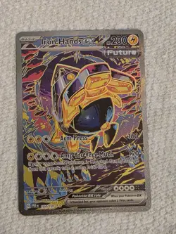 Pokemon Iron Hands ex Special Illustration Rare Holo Evolutions 154/131 - Image 1