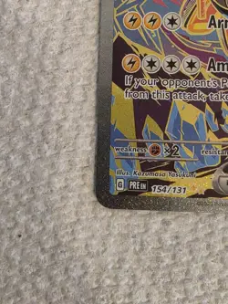 Pokemon Iron Hands ex Special Illustration Rare Holo Evolutions 154/131 - Image 2
