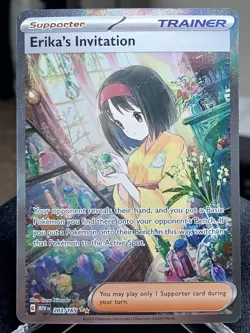 Pokemon Erika's Invitation 203/165 Sv: Scarlet & Violet 151 Holo - Image 1
