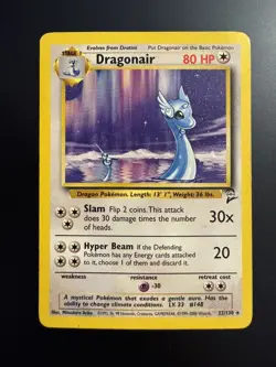 Dragonair 018/102 Base Set Regular Black Star Rare WOTC Pokemon TCG - Image 1