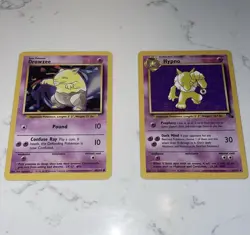 Pokemon TCG Drowzee & Hypno Base Set 1999 - Image 1