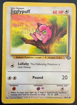 Pokemon TCG Jigglypuff Jungle 54/64 Regular HP - Image 1