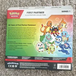 Pokemon TCG First Partner Illustration Collection Series 1 Box 4 in hand! - Image 2