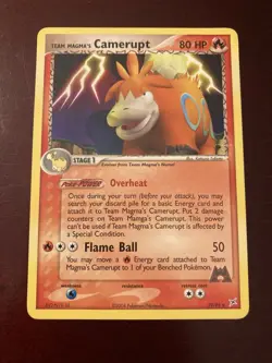 Team Magma's Camerupt 19/95 Team Magma vs Team Aqua Rare Pokemon TCG Card - Image 1
