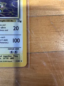 Pokemon TCG Magneton MP 1st Edition Fossil Holo Card 11/62 - Image 5