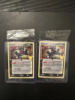 Pokemon TCG Greninja Gold Star Celebrations SWSH 144 ETB Promo SEALED X2 NEW - Image 1