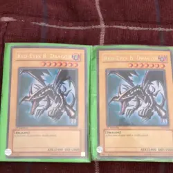 Konami Red-Eyes B. Dragon 1st Edition SD1 Lot of 2 Cards Yu-Gi-Oh! TCG - Image 1