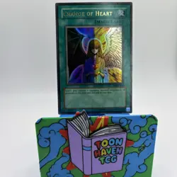 Yugioh Change of Heart MRD-060 Ultra Rare Original Print MP - Image 1