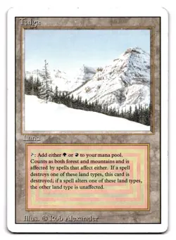 Taiga - MTG: Magic the Gathering - Revised - MP/HP - Image 1